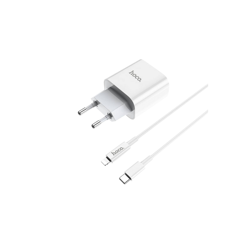 CLC76A CARGADOR HOCO PD20W C76A C/CABLE C A LIGHTNING - Imagen 1