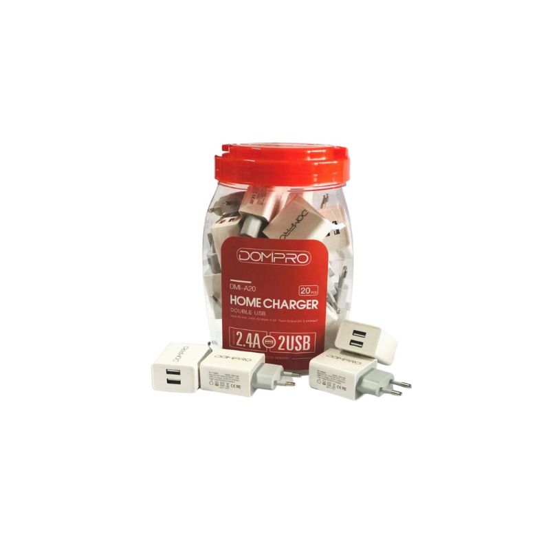 DM-20 TACHO 20 CARGADORES 2.4A 2 USB - Imagen 1