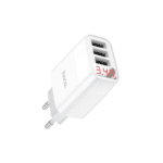 CARGADOR HOCO LIGHTNING C93A 3 USB/DIGITAL DISPLAY