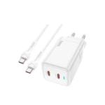 CARGADOR HOCO N23 DUAL PORT PD 45W + CABLE C A C