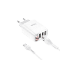 CARGADOR HOCO TIPO C C93A 3 USB/DIGITAL DISPLAY