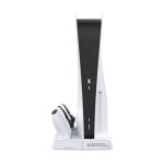 SOPORTE PS5 CON VENTILADOR Y BASE DE CARGA